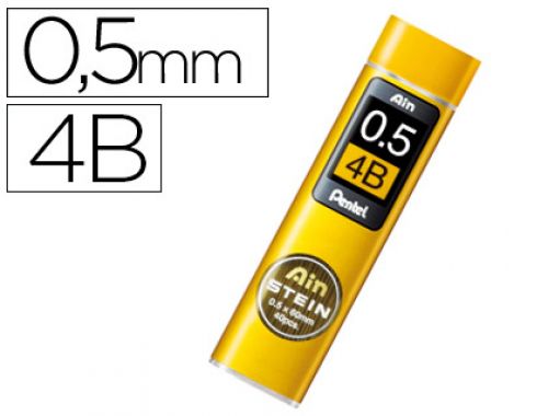 Minas pentel ain stein 0.5 4b estojo com 40 minas , Pentel , 77839 , 4902506079213